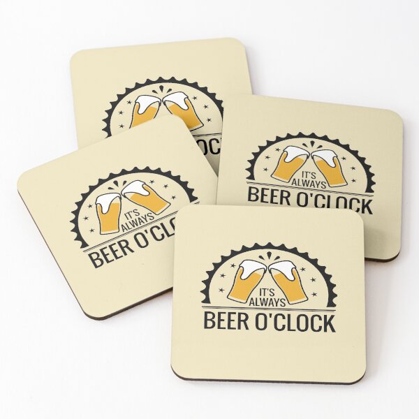 Item preview, It's Always Beer O'Clock designed and sold by Sinfamous.