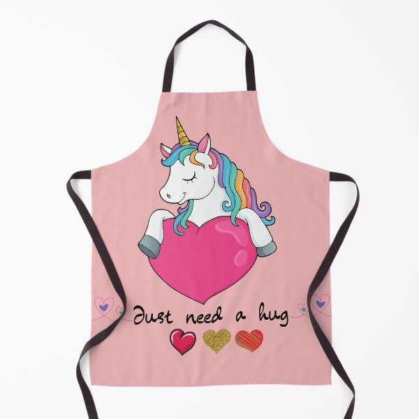 Item preview, Just need a hug lovely heart unicorn - girly heart designed and sold by Soul ArtLove.