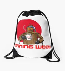 Good Morning Wood!!! Drawstring Bag