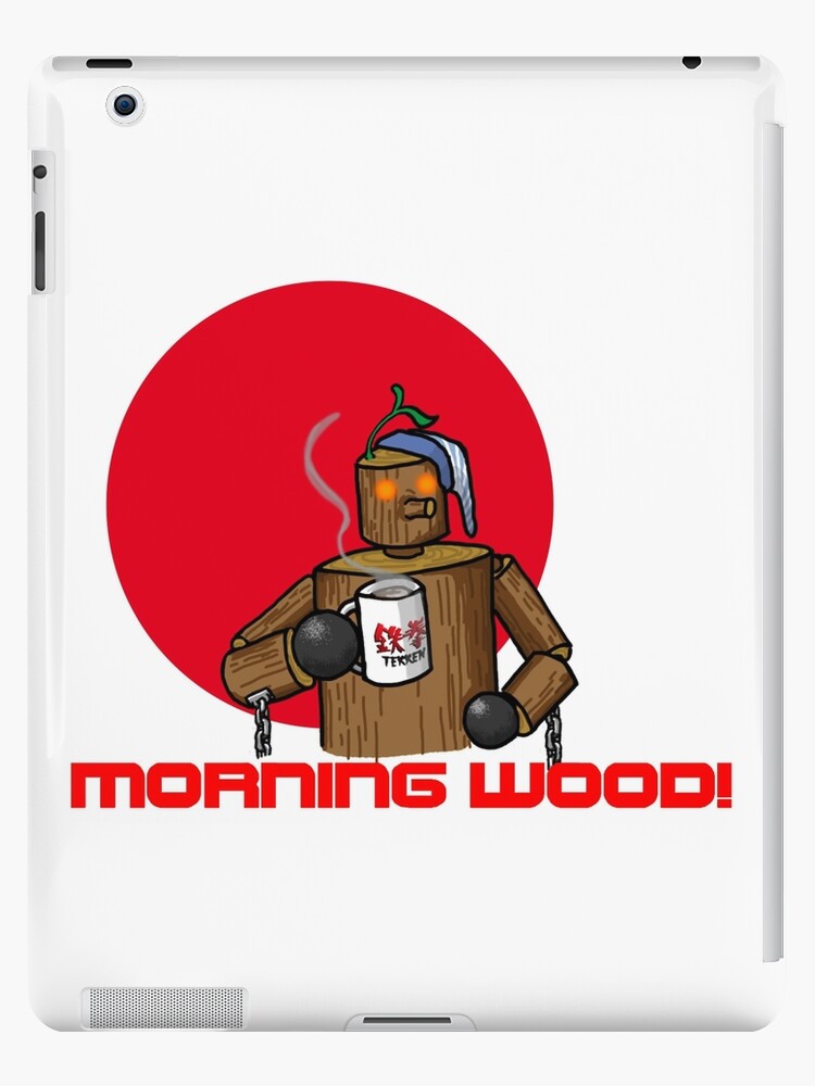 Funda y vinilo para iPad «Buenos dias Wood !!!» de floreakalapa star wars Funda y vinilo para iPad «Buenos dias Wood !!!» de floreakalapa