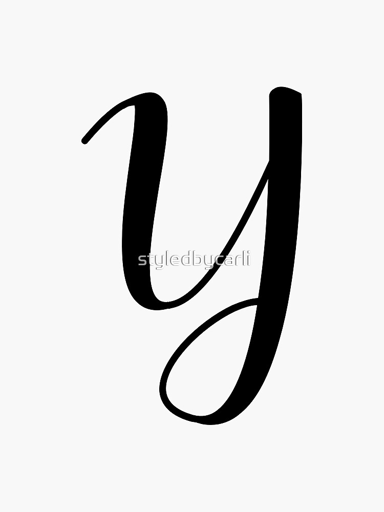 A (Letter Initial Monogram) - A - Sticker