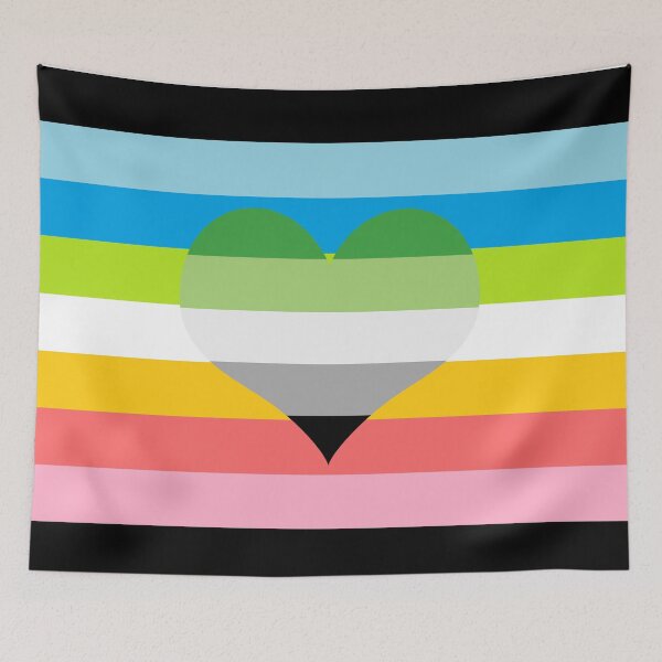 Item preview, Queer Aromantic Pride Flag designed and sold by DarkVulpine.