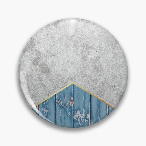 Item preview, Geometric Concrete Arrow Design - Blue Wood #347 designed and sold by Natural Collective.