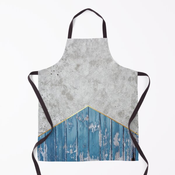 Item preview, Geometric Concrete Arrow Design - Blue Wood #347 designed and sold by Natural Collective.