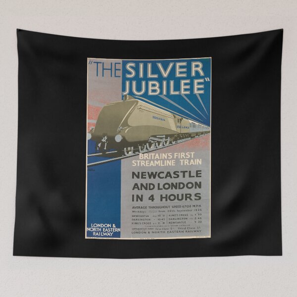 Item preview, Silver Jubilee retro poster designed and sold by CorasPosters.