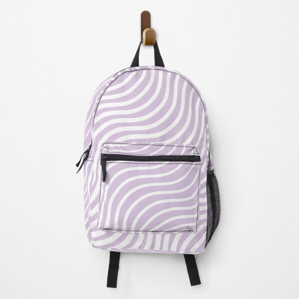 Item preview, Whisker Pattern - Light Purple & White #713 designed and sold by Natural Collective.