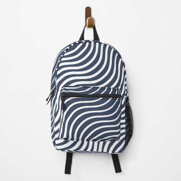 Item preview, Whisker Pattern - Navy #583 designed and sold by Natural Collective.