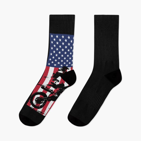 Item preview, dirt bike american flag  designed and sold by adamartz.
