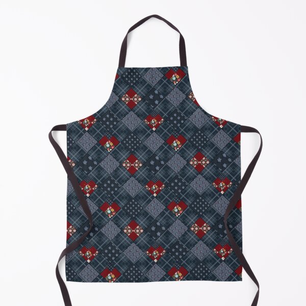 Aperçu de l'œuvre Patchwork en denim bleu foncé créée et vendue par fuzzyfox.