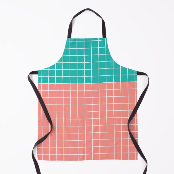 Item preview, Turquoise coral plaid designed and sold by fuzzyfox.