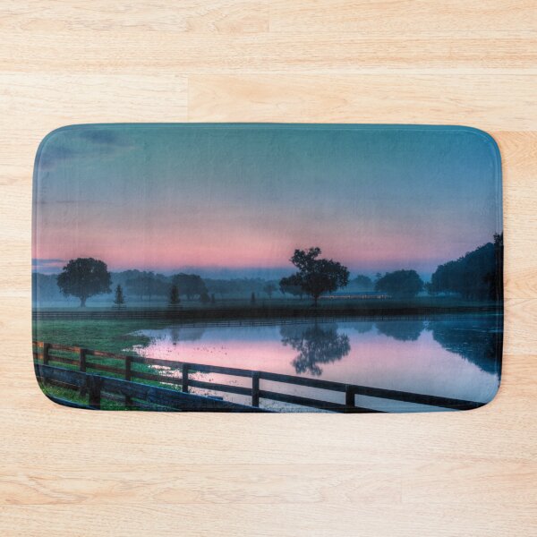 Item preview, Early morning sunrise on a Florida Horse Farm designed and sold by Steven Kight.