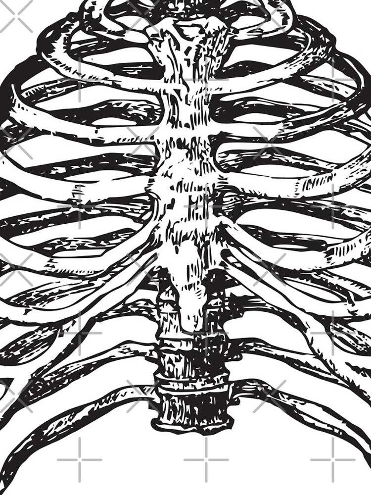 Thumbnail 4 of 4, iPhone Case, Skeleton Rib Cage designed and sold by HugJen.