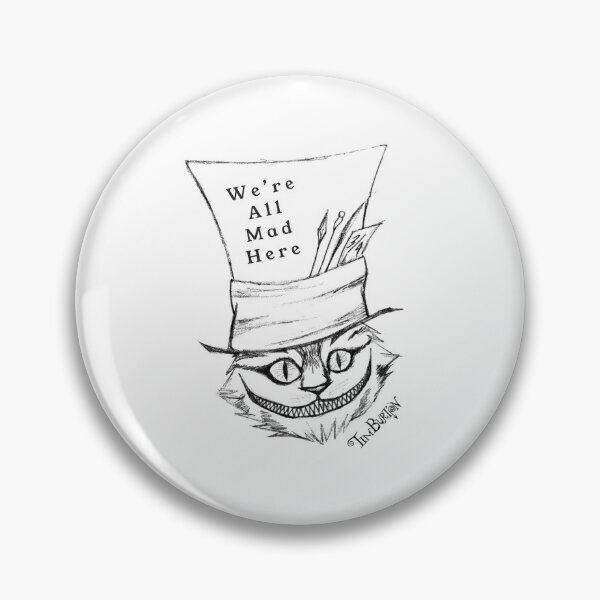 Item preview, We're All Mad Here Cheshire Cat designed and sold by TheHolisticHero.