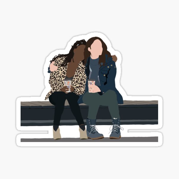 fiona and veronica Sticker