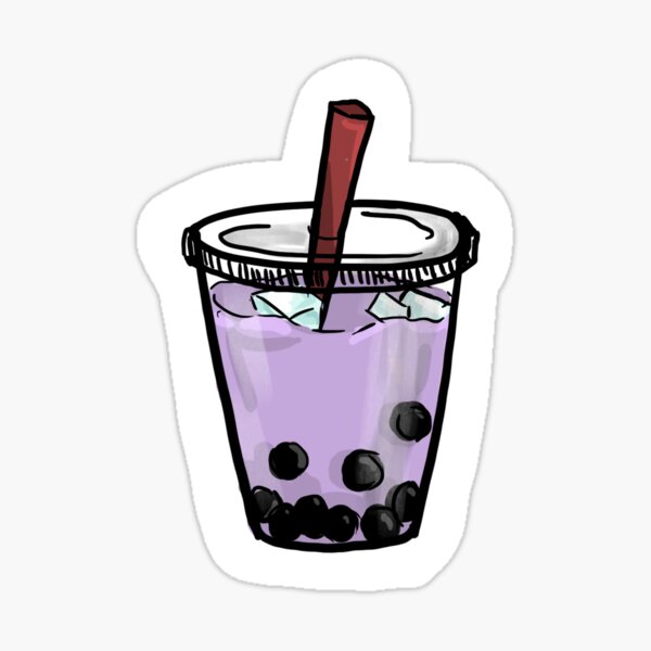 Vista previa del artículo con la obra «Taro Milk Tea», diseñado y vendido por nota90sbaby.