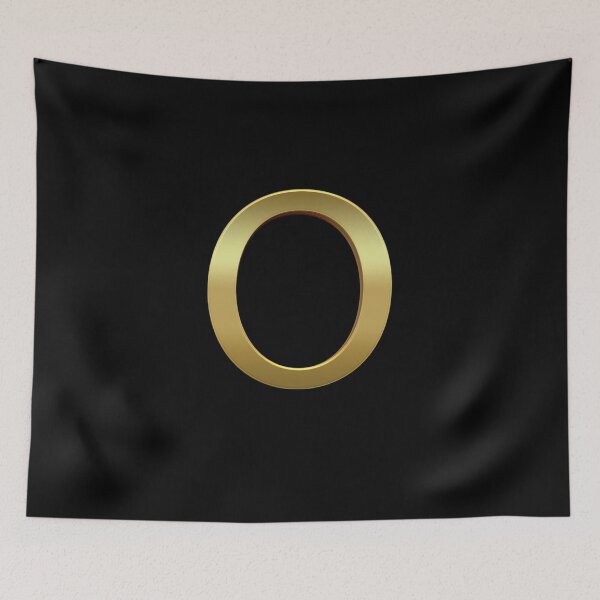 Item preview, Gold On Black Monogram Letter O | Gold Alphabet designed and sold by SerendipityNow.