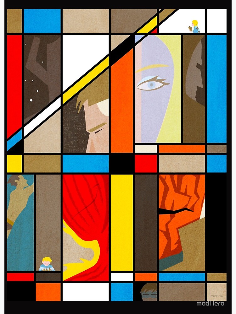 Thumbnail 2 of 2, Art Board Print, Such Fantastic! | designed and sold by modHero.