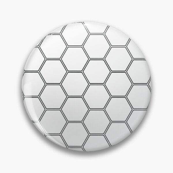 Item preview, Geometric Honeycomb Pattern - Black #378 designed and sold by Natural Collective.