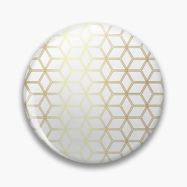 Item preview, Geometric Hive Mind Pattern - Gold #298 designed and sold by Natural Collective.