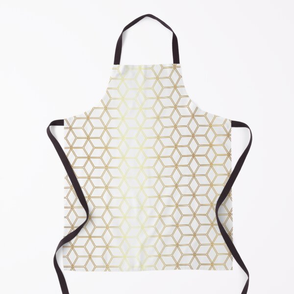 Item preview, Geometric Hive Mind Pattern - Gold #298 designed and sold by Natural Collective.