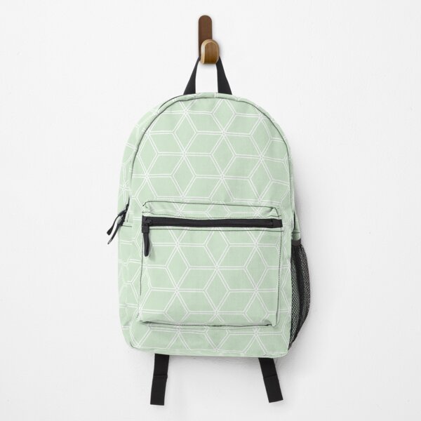 Item preview, Geometric Hive Mind Pattern - Light Green #395 designed and sold by Natural Collective.