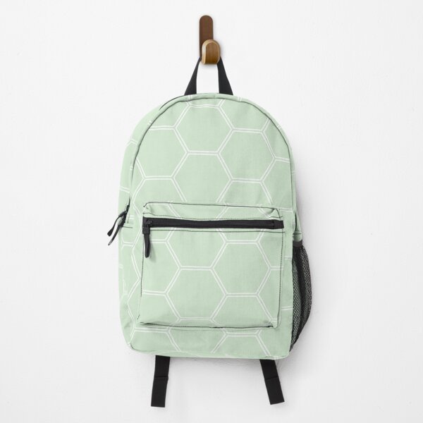Item preview, Geometric Honeycomb Pattern - Light Green #273 designed and sold by Natural Collective.