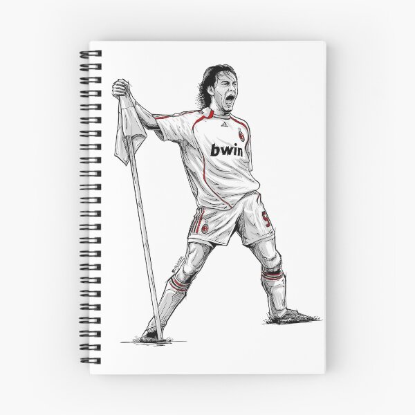 Item preview, Pippo Inzaghi Illustration designed and sold by kokku.