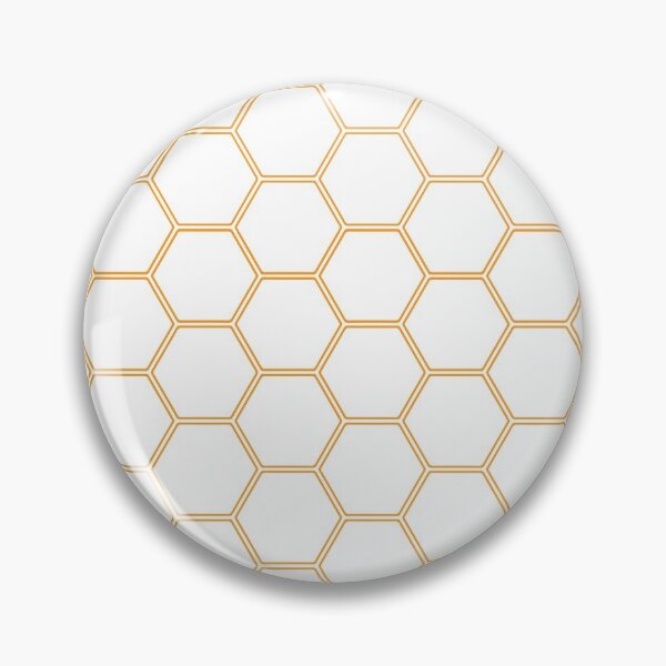 Item preview, Geometric Honeycomb Pattern - Orange #271 designed and sold by Natural Collective.