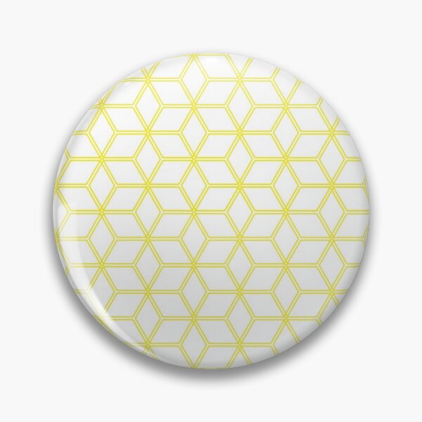 Item preview, Geometric Hive Mind Pattern - Yellow #193 designed and sold by Natural Collective.