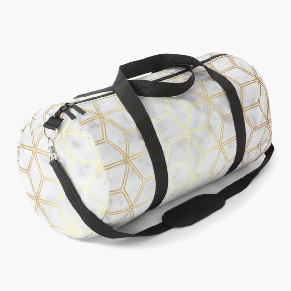 Item preview, Geometric Hive Mind Pattern - Marble & Gold #510 designed and sold by Natural Collective.