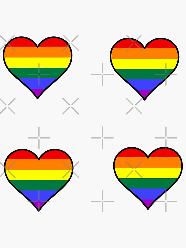 misplaced gay pride stickers