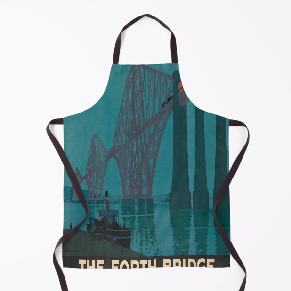 Item preview, Forth Bridge retro poster designed and sold by CorasPosters.
