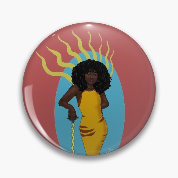 Item preview, Curly Haired, Curly Bladed, Sun Warrior designed and sold by dipdoesart.