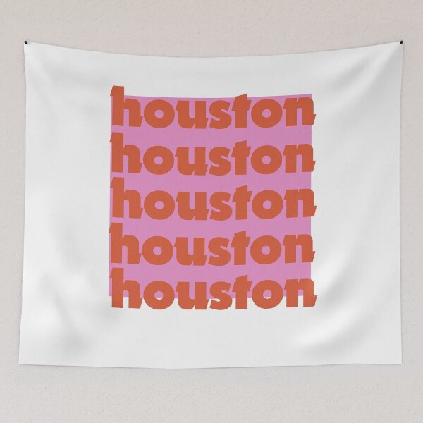 Item preview, Houston Pink Red Repeat designed and sold by Shujii.