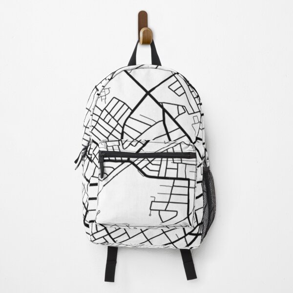 Item preview, Elizabeth, New Jersey - Black and White Map designed and sold by OLMontana.