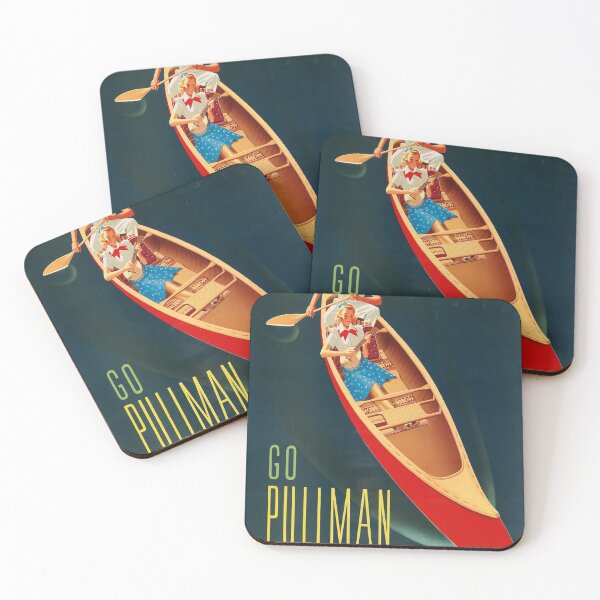 Item preview, Go Pullman retro poster designed and sold by CorasPosters.