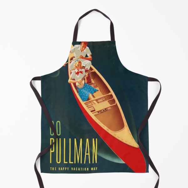 Item preview, Go Pullman retro poster designed and sold by CorasPosters.