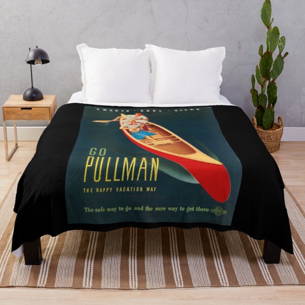 Item preview, Go Pullman retro poster designed and sold by CorasPosters.