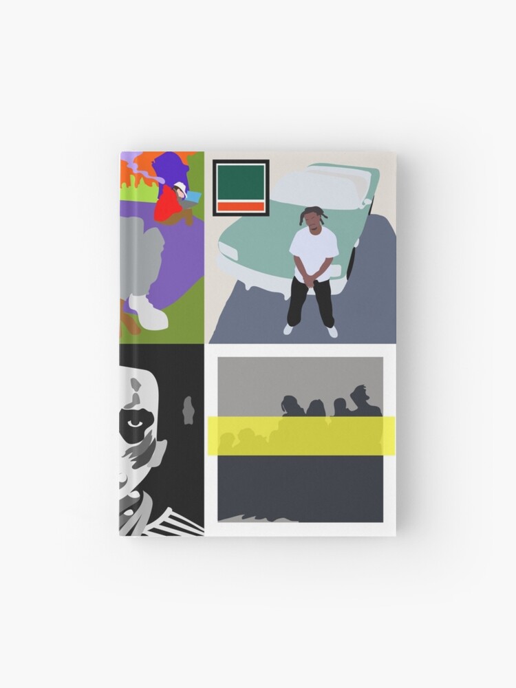 Cuaderno de tapa dura «portadas de discos minimalistas de denzel curry» de  SimonNeedham | Redbubble