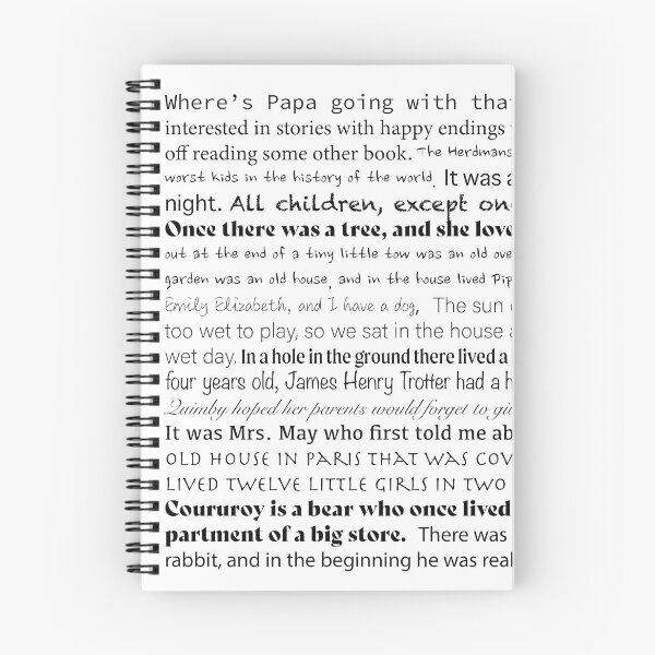 Item preview, Children's Book Opening Lines designed and sold by erennert20.