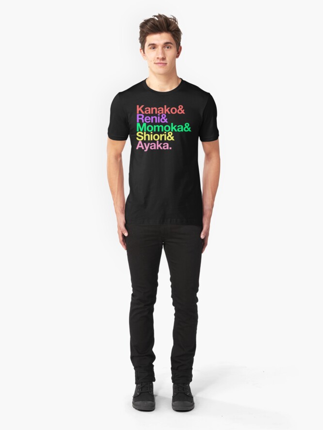 Alternate view of Momoclo goes Helvetica Slim Fit T-Shirt