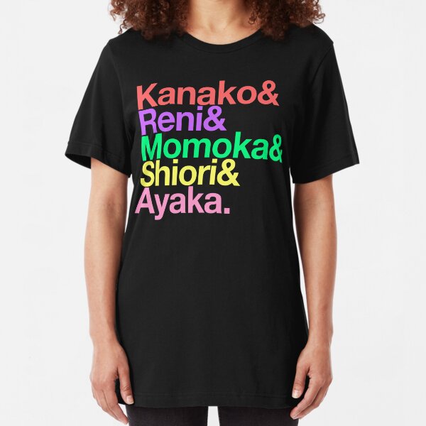Momoclo goes Helvetica Slim Fit T-Shirt