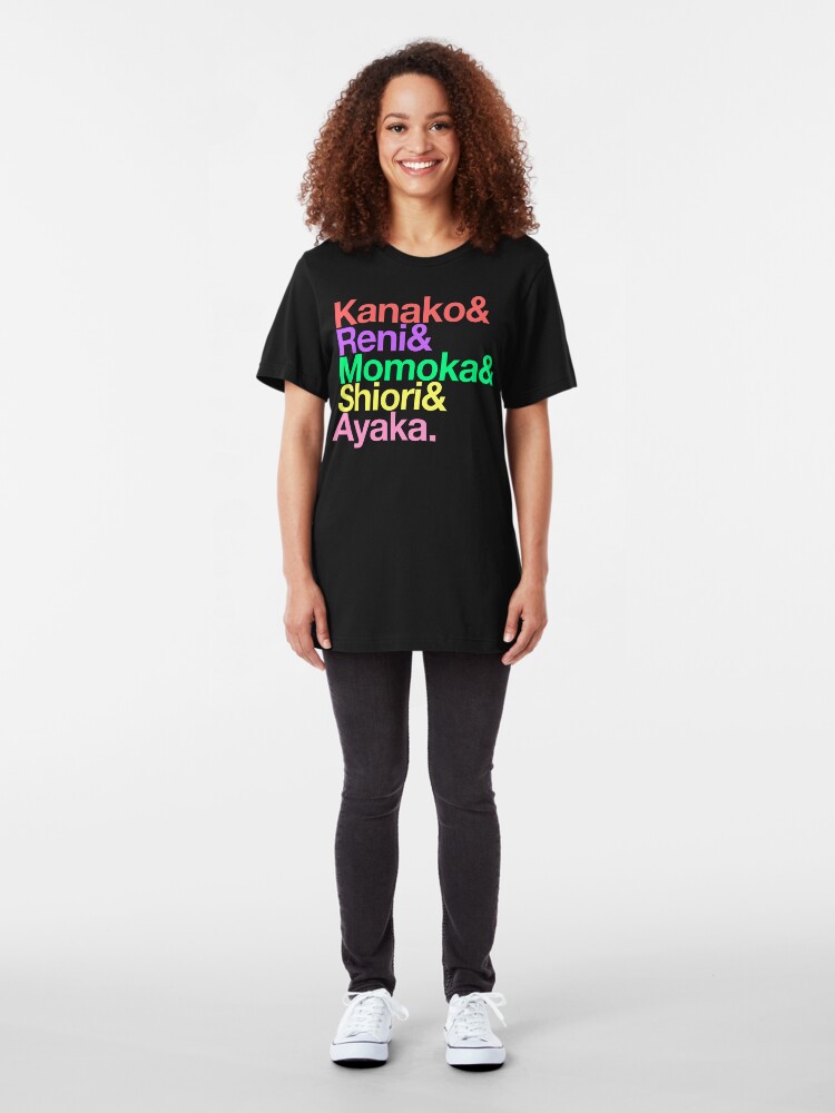 Alternate view of Momoclo goes Helvetica Slim Fit T-Shirt