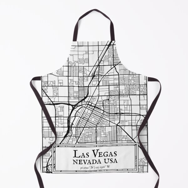 Item preview, Las Vegas, Nevada - Black and White Map designed and sold by OLMontana.