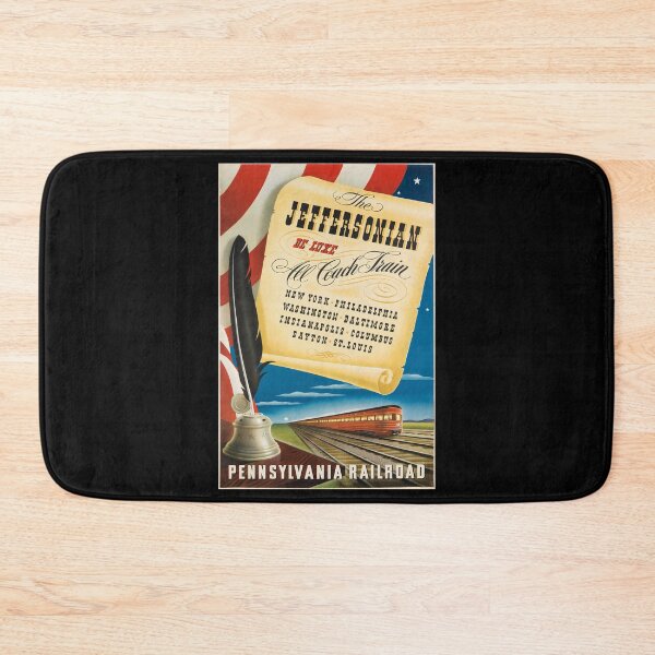 Item preview, Jeffersonian retro poster designed and sold by CorasPosters.