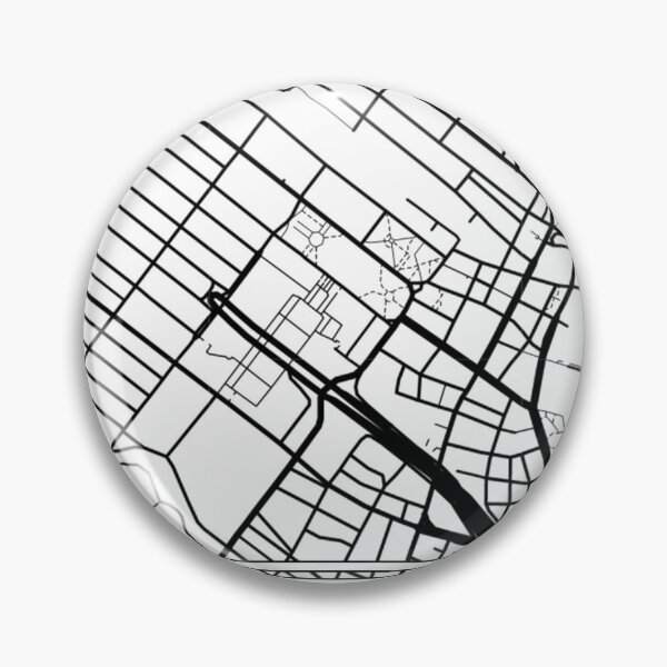 Item preview, Albany, New York - Black and White Map designed and sold by OLMontana.