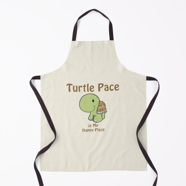 Item preview, Turtle Pace is my Happy Place Cute Cartoon Turtle designed and sold by Hedgie Designs.