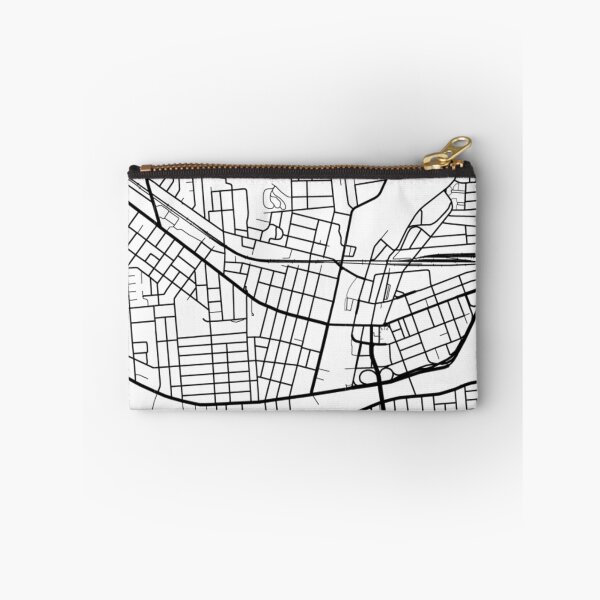 Item preview, Binghamton, New York - Black and White Map designed and sold by OLMontana.