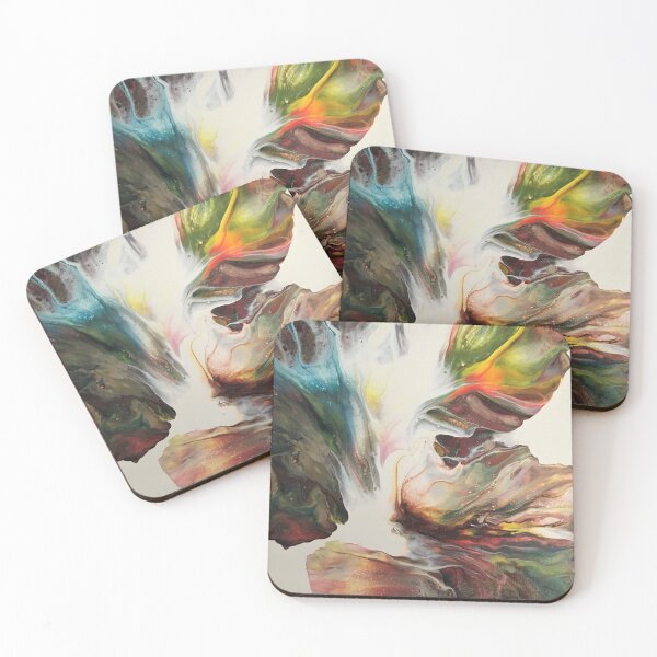 Item preview, Precision Bold and Dramatic Modern Fluid Abstract with Fall Colors  designed and sold by InalterataArt.