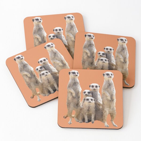 Item preview, Low poly Meerkats designed and sold by Drawfish.